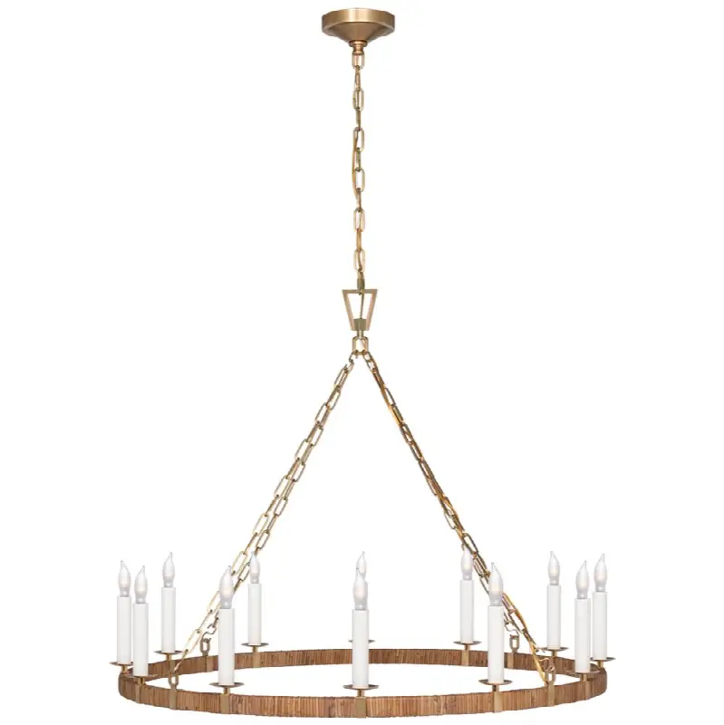 Darlana Large Wrapped Ring Chandelier