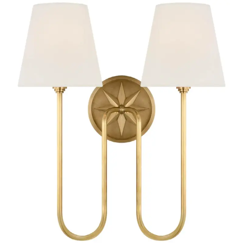 Polaris 17" Double Sconce