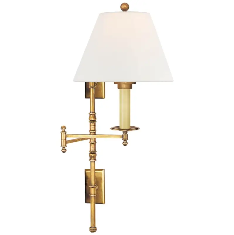 Dorchester Double Backplate Swing Arm
