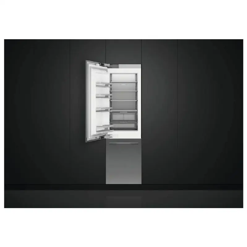 24" VTZ PREMIUM Column Bottom Mount Refrigerator Freezer, Panel Ready, 12.1 cu ft, Stainless Interior, Ice and Internal Water, Left Hinge - Advanced Energy