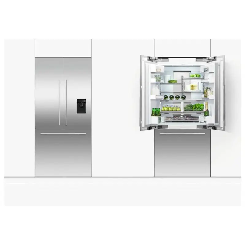 36 Inch French Door Refrigerator Freezer, 80 Inch H, 16.8 cu ft, F&P Stainless Panel Req, Ice & External Water **Requires - RD3680AU or RD3684AU**