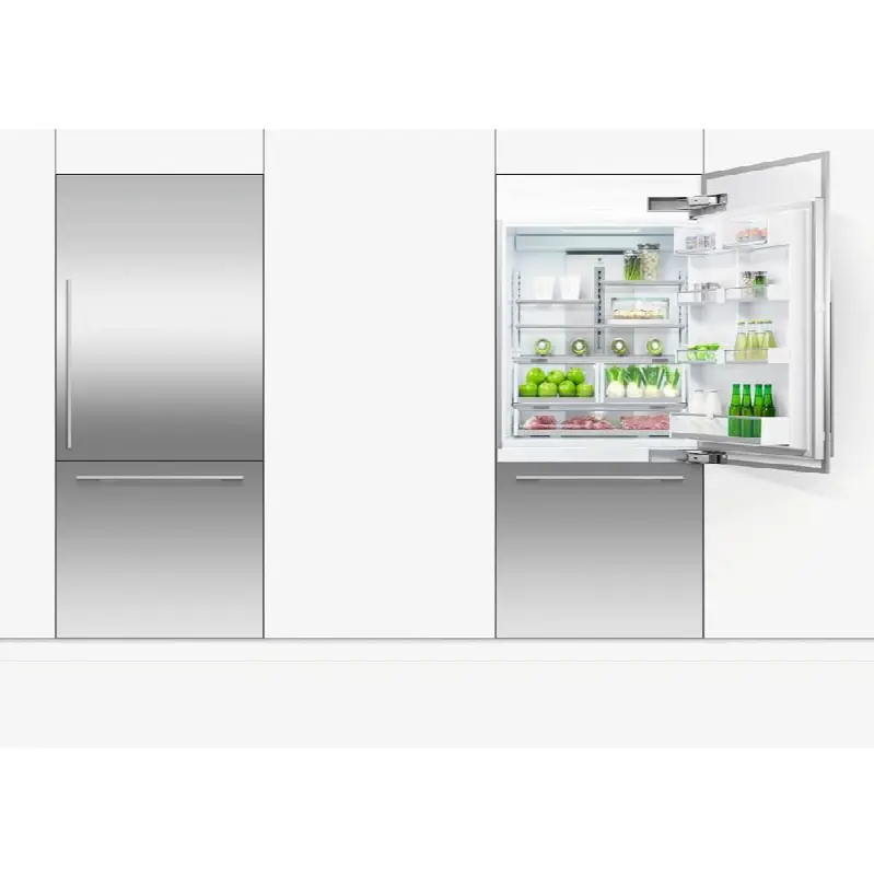 36 Inch Bottom Mount Refrigerator Freezer, 80 Inch H, 16.8 cu ft, Panel Ready, Ice Only, Right Hinge