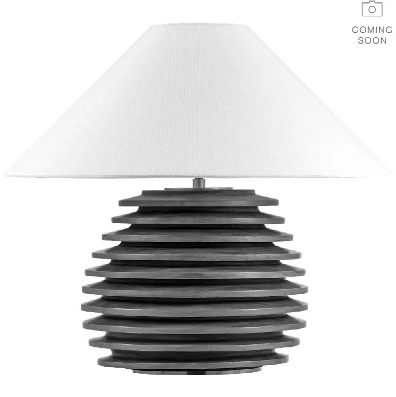 Crenelle 20" Stacked Table Lamp