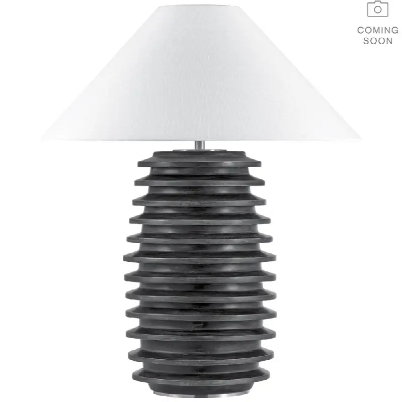 Crenelle 27" Stacked Table Lamp
