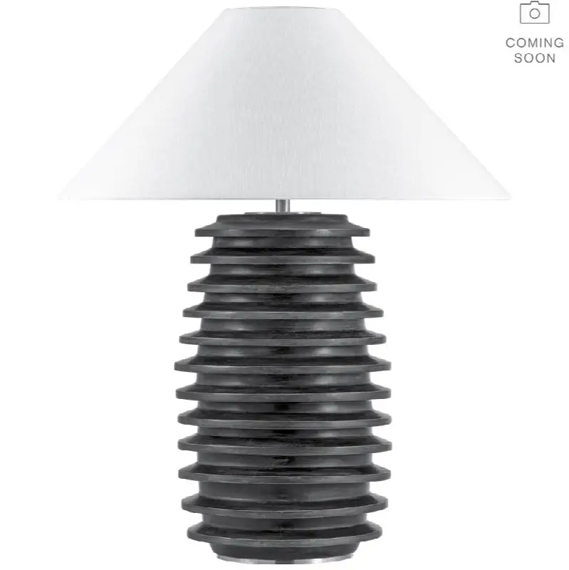 Crenelle 27" Stacked Table Lamp