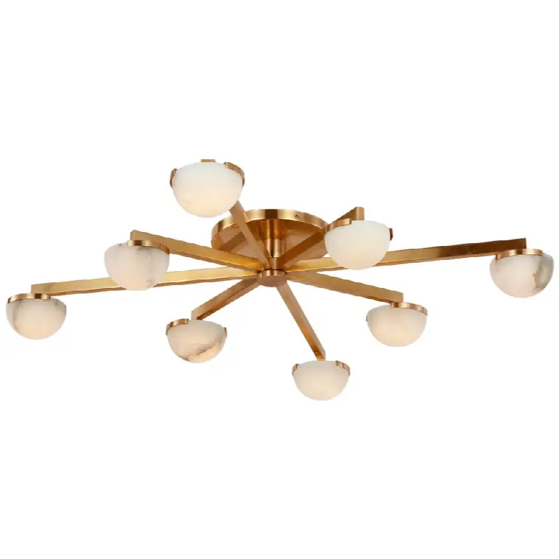 Pedra Large Staggered Arm Flush Mount