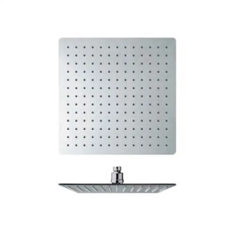 12" square stainless steel rain head. Flow Rate 1.75 GPM