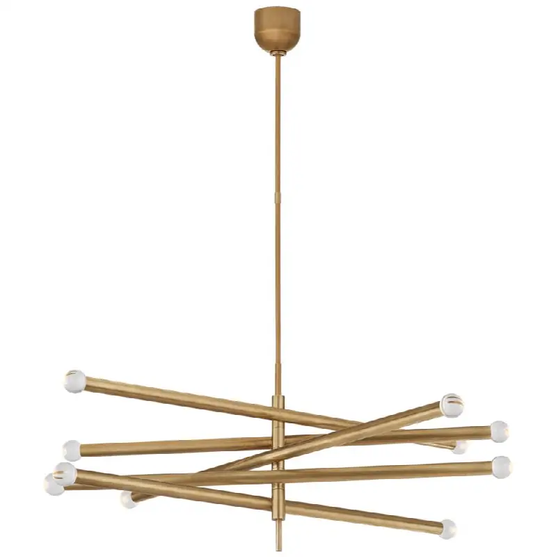 Rousseau Grande Ten Light Articulating Chandelier