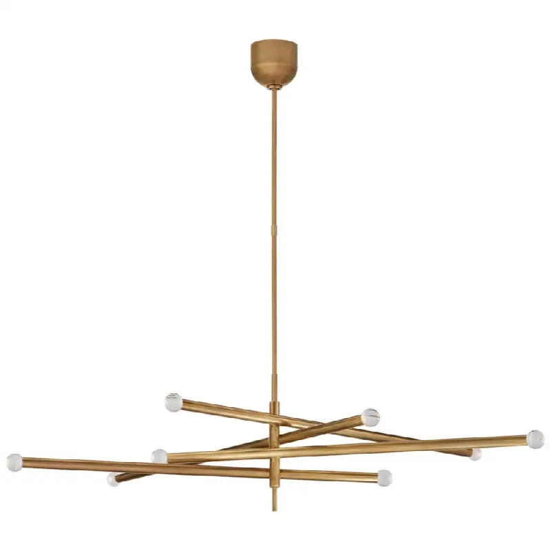 Rousseau Grande Eight Light Articulating Chandelier