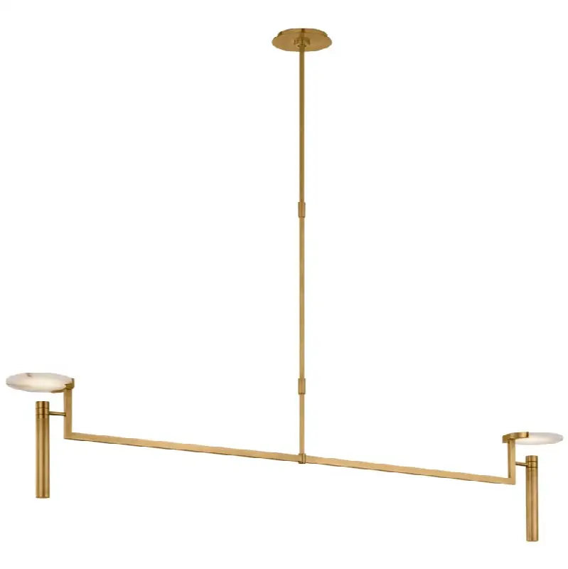 Melange Extra Large Floating Disc Linear Chandelier