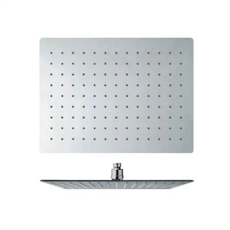 16" x 12" rectangular stainless steel rain head. Flow Rate 1.75 GPM