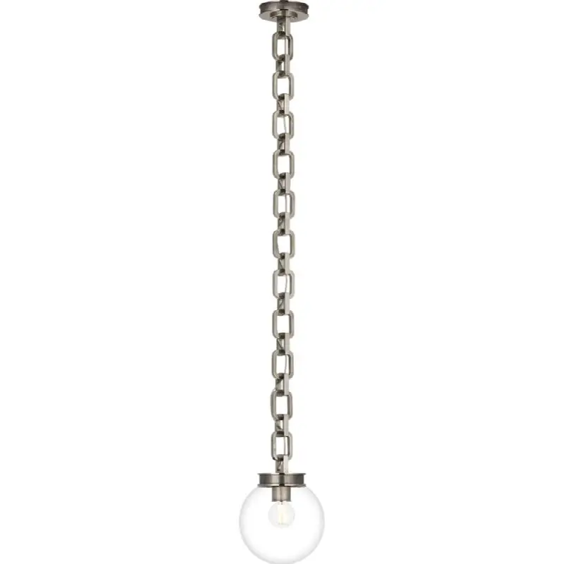 Bellamy 1 Light Statement Chain 8" Globe Chandelier