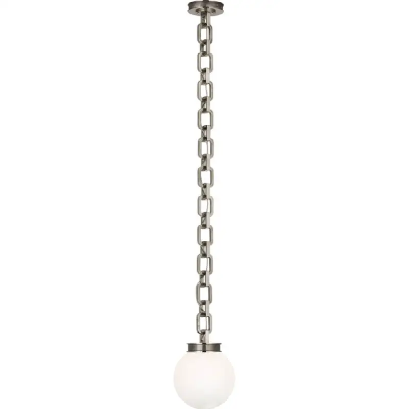 Bellamy 1 Light Statement Chain 8" Globe Chandelier