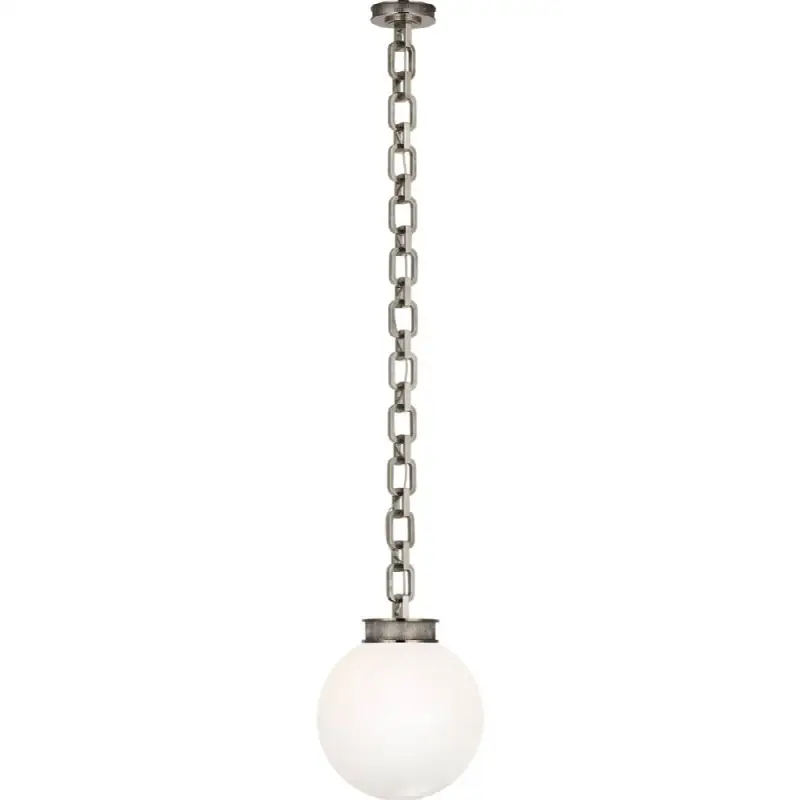 Bellamy 1 Light Statement Chain 12" Globe Chandelier
