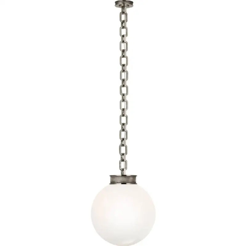 Bellamy 1 Light Statement Chain 16" Globe Chandelier