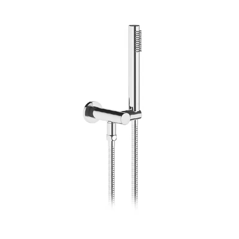 Hand shower assembly. All in one swivel holder and water supply.