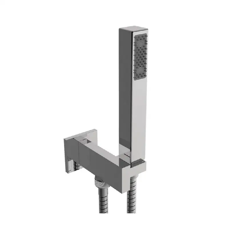 Hand shower assembly. All in one swivel holder and water supply, 1/2" NPT Female