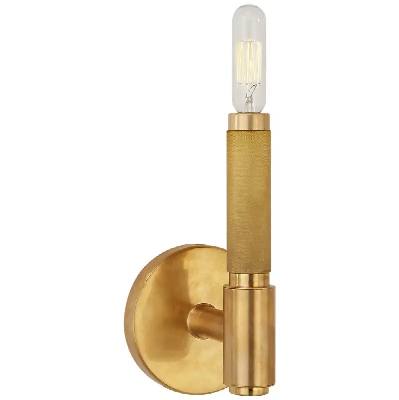 Barrett Small Single Knurled Sconce