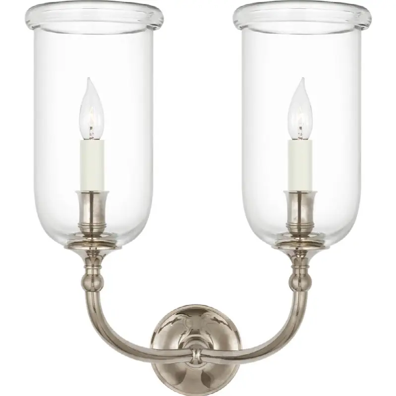 Embers 20" Double Hurricane Sconce
