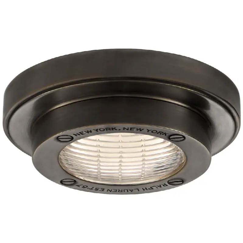Grant 4.5" Solitaire Flush Mount