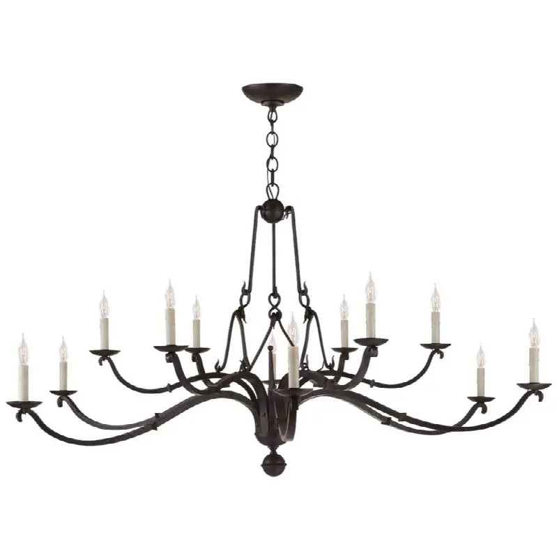 Allegra Large Two-tiered Chandelier