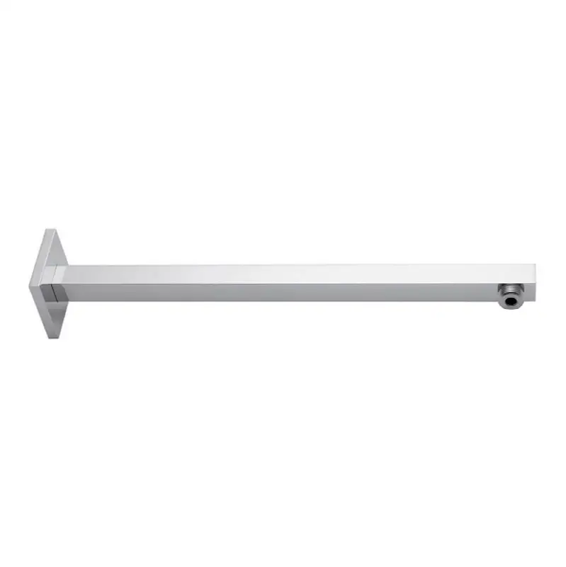 Square shower arm and escutcheon 1/2" NPT MALE connection