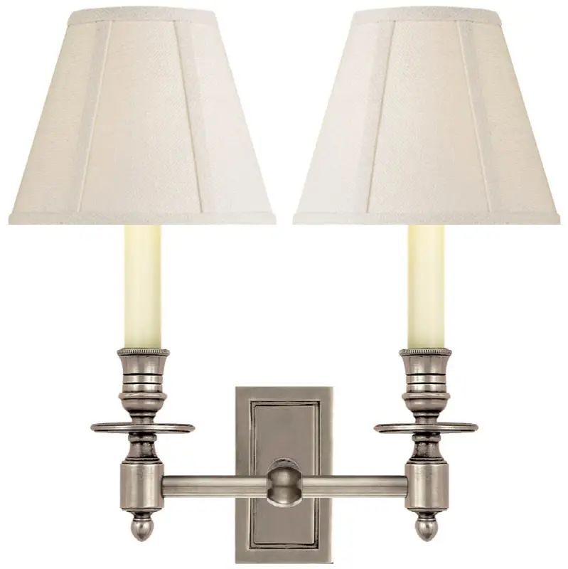 French Double Library Sconce
