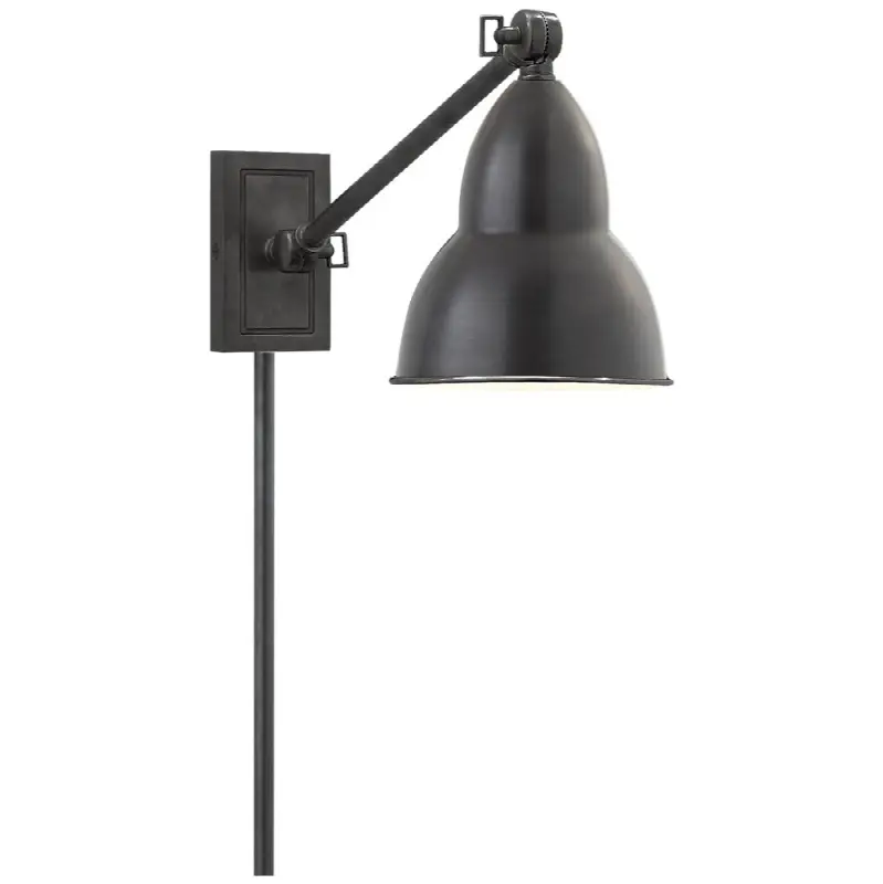 French Library Single Arm Wall Lamp