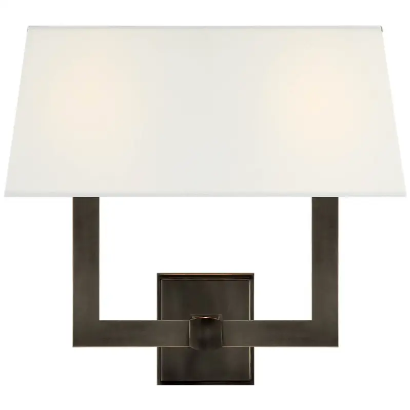 Square Tube Double Sconce