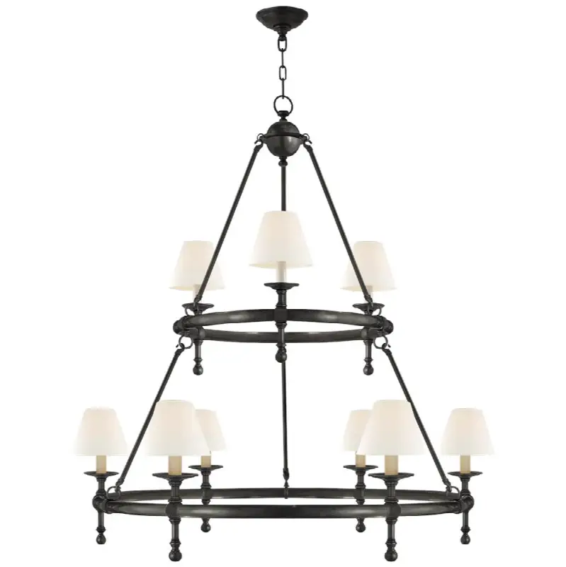 Classic Two-tier Ring Chandelier