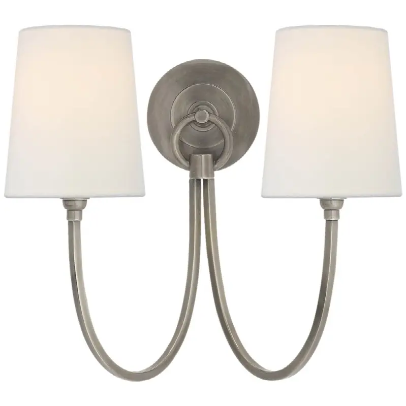 Reed Double Sconce