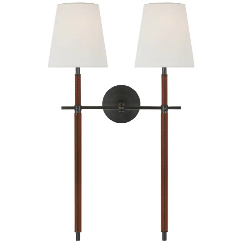 Bryant Large Wrapped Double Tail Sconce