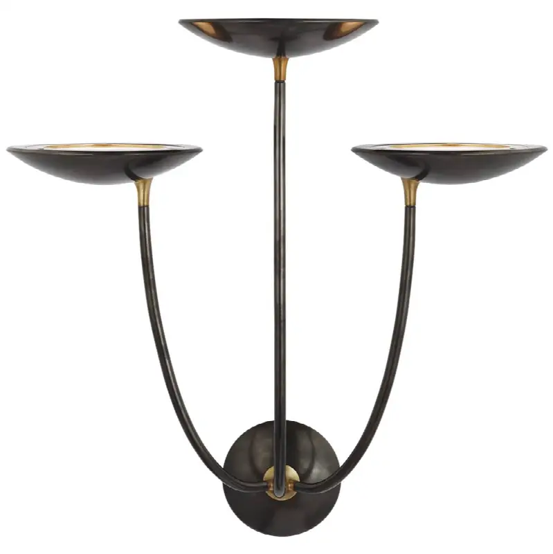 Keira Large Triple Sconce