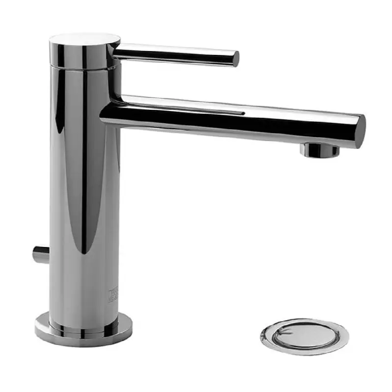Single handle luxury lavatory set, with pop-up drain assembly