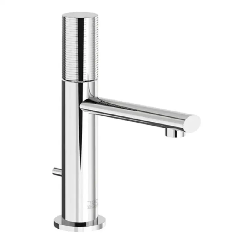 Single handle luxury lavatory set, Rings cylinder handle with pop-up drain assembly