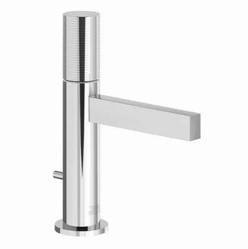 Single handle lavatory set, Rings cylinder handle, with pop-up drain assembly.