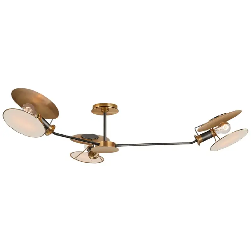 Osiris Large Asymmetric Semi-flush Mount