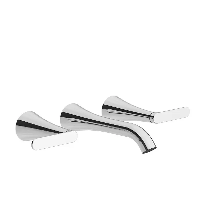 Wall-mounted lavatory faucet