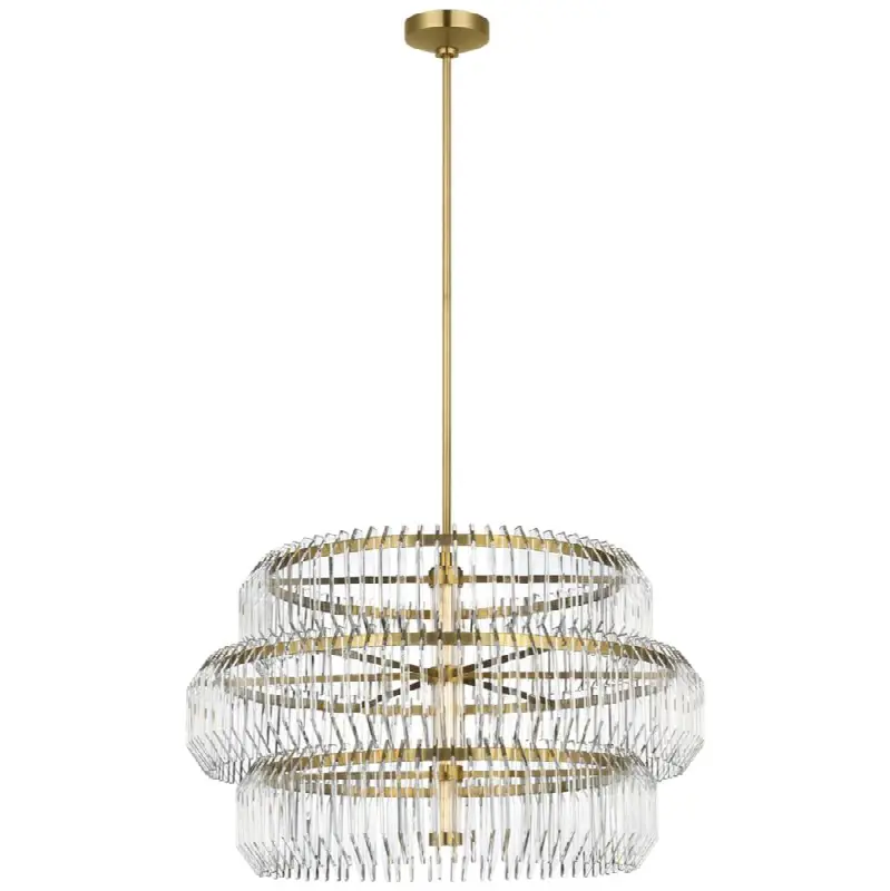 Killarney 32" Layered Drum Chandelier