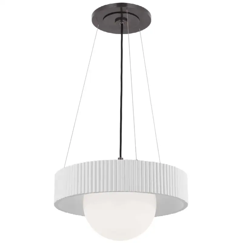 Arena 18" Ring And Globe Chandelier