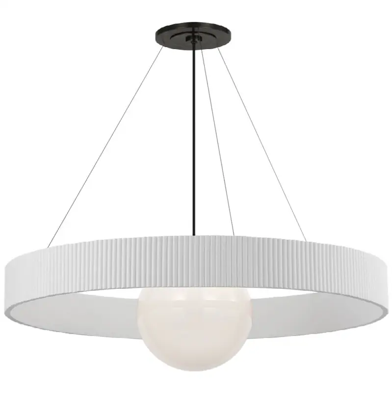 Arena 42" Ring And Globe Chandelier