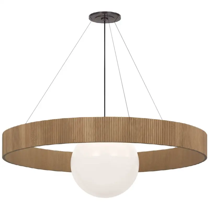 Arena 53" Ring And Globe Chandelier