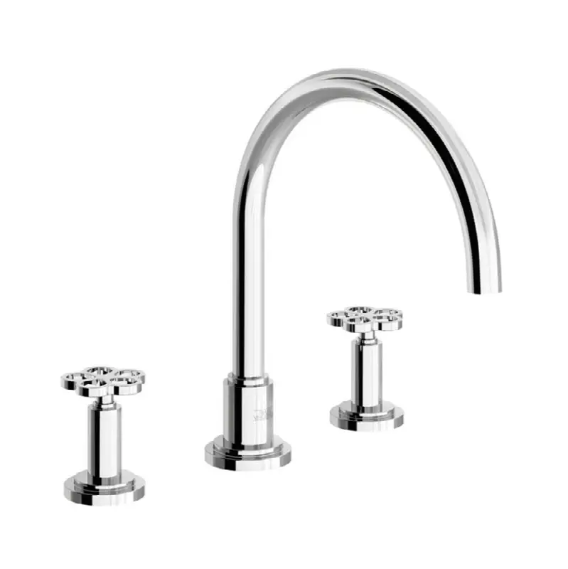 Deck mounted Roman bath faucet 3/4" valves