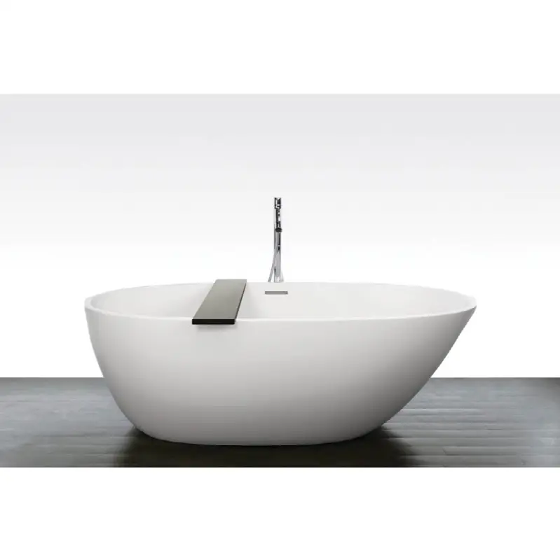 Be Bath 66 X 34 X 22 - Fs - Built In Nt O/F & Wh Drain - White