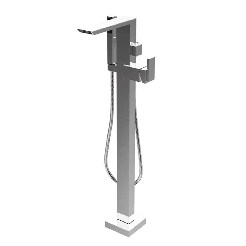 Square freestanding tub faucet- trim only