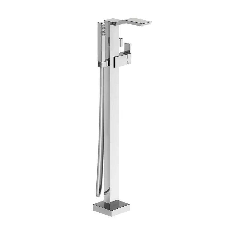 Square freestanding tub faucet- trim only