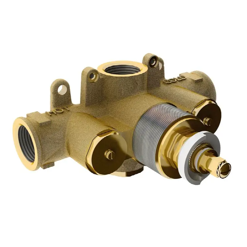 3/4" thermostatic wall rough-in valve only (Flow rate 13 GPM @ 60 PSI)