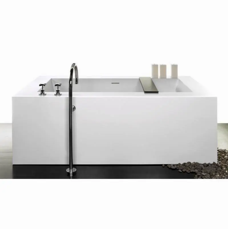 Cube Bath 72 X 40 X 24 - Fs - Built In Nt O/F & Mb Drain