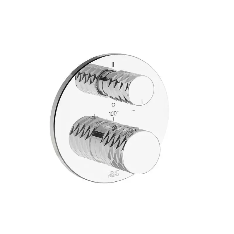 1 outlet thermostatic Diamond Handle valve trim only