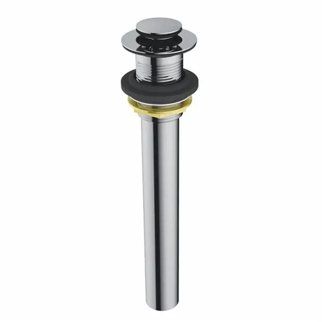 Push down pop-up without overflow, with extra long tallpiece.